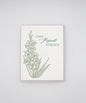 Letterpress Passover card with florals that says " Chag Pesach Sameach" by Rust Belt Love