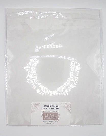 Back of floral print in packaging, by Rust Belt Love