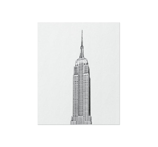 Empire State Building Art Print