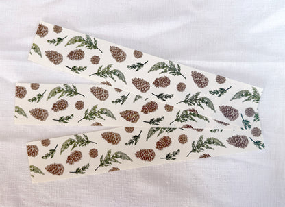 Pinecone & Juniper Napkin Bands (Set of 12)