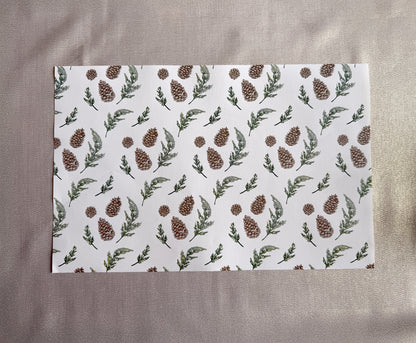 Pinecone & Juniper Placemats (Set of 12)