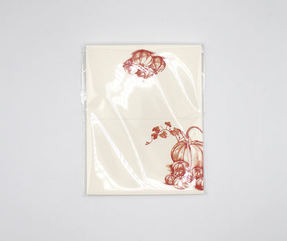 Pumpkins & Squash Place Cards- Double-sided Table Tents (Set of 12)