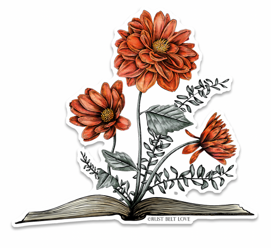 Flower Story – 3.5" Sticker