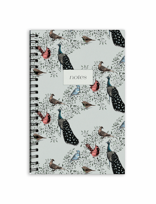 Birds Spiral Journal Notebook