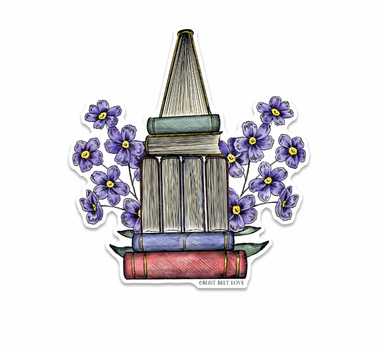 Forget Me Not Stories Sticker – 3.5"