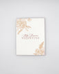 Letterpress love card with florals that says "My forever valentine" by Rust Belt Love