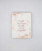 Letterpress wedding card with florals that says "to the mother of the love of my life" by Rust Belt Love