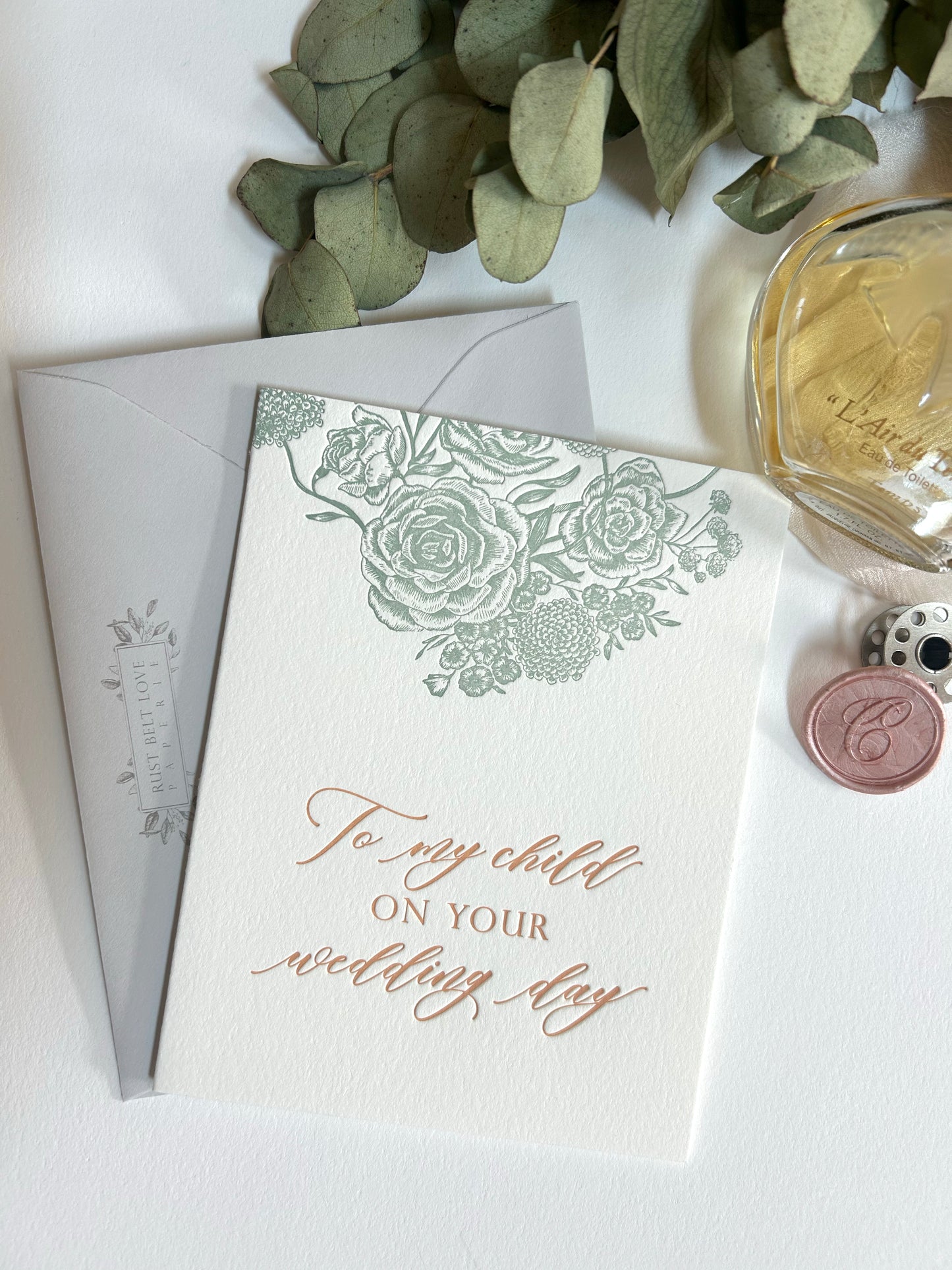 To My Child On Your Wedding Day Greeting Card