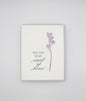 Letterpress wedding card with florals that says " Will You Be My Maid of Honor" by Rust Belt Love