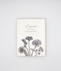 Letterpress congrats card with greenery that says "Congrats" in the middle by Rust Belt Love