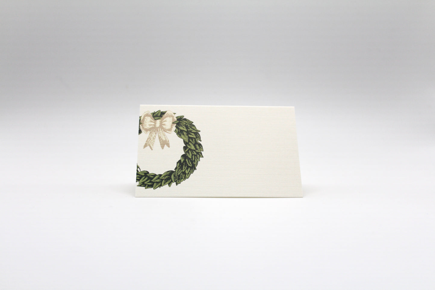 Wreath Place Cards- Double-sided Table Tents (Set of 12)