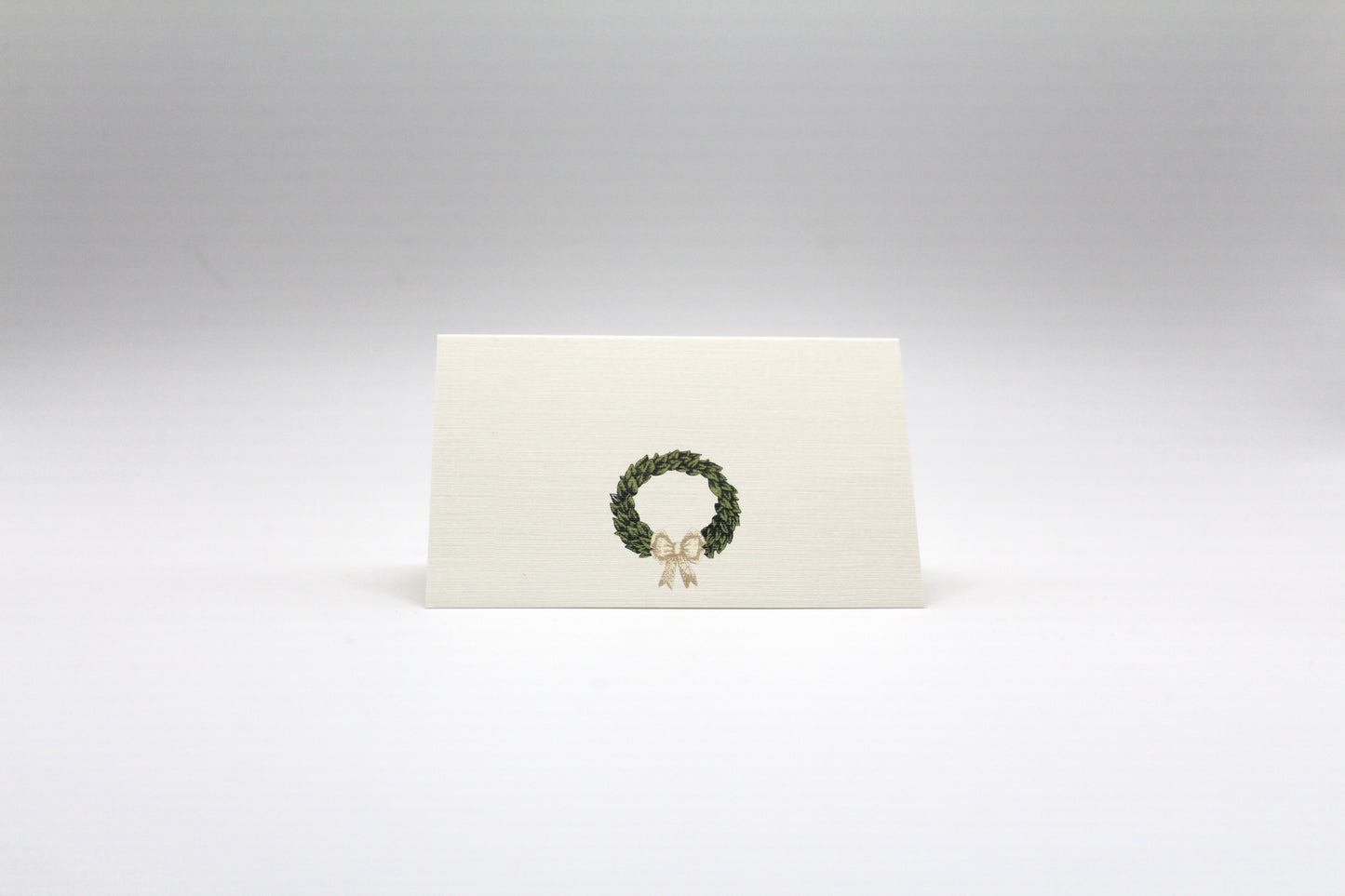 Wreath Place Cards- Double-sided Table Tents (Set of 12)