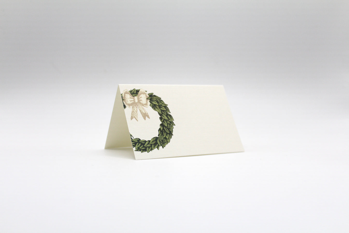 Wreath Place Cards- Double-sided Table Tents (Set of 12)