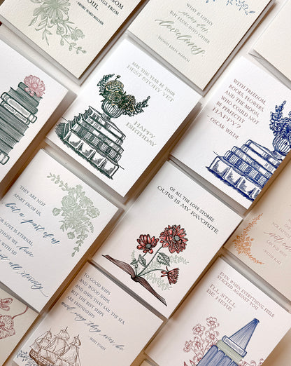 May This Year Be Your Best Story Yet, Happy Birthday Letterpress Greeting Card